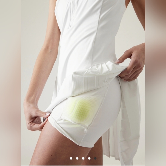 NWT Athleta Advantage Dress Skort Size Small Petite Bright White Color - Picture 5 of 7